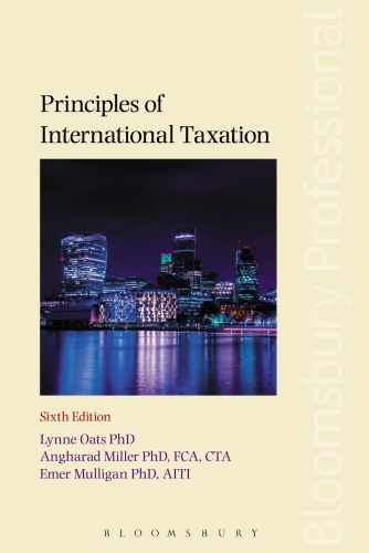 Principles of International Taxation (6th Edition) - Orginal Pdf